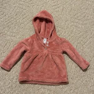 Carter's Soft Coral Hooded Sweatshirt